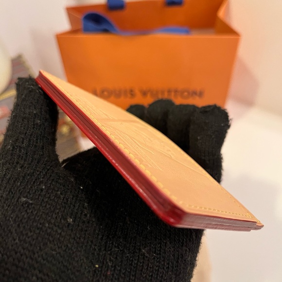 🎀 LOUIS VUITTON Vachetta Voyages Card Holder LIMITED EDITION - Picture 7 of 9
